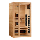 Golden Designs Dynamic Gracia 1-2 Person Full Spectrum Near Zero EMF Infrared Sauna, Canadian Hemlock (DYN-6119-03 FS)