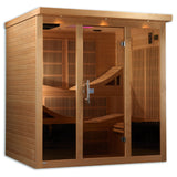 Golden Designs Monaco 6-Person Near Zero EMF Far Infrared Sauna - GDI-6996-01 Elite