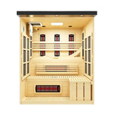 Golden Designs 6-Person Black Edition Full Spectrum Near Zero EMF FAR Infrared Sauna (GDI-6996-03-FS)