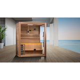 Golden Designs Hanko 2-3 Person Traditional Sauna, Red Cedar Interior & Hemlock Exterior - GDI-7202-01