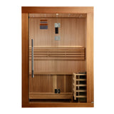 Golden Designs Sundsvall 2-Person Traditional Sauna, Red Cedar Interior & Clear Cedar Exterior - GDI-7289-02