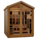 Golden Designs Loviisa 3-Person Barn Hybrid Outdoor Sauna, Full Spectrum Infrared & Traditional Stove - GDI-8523-01