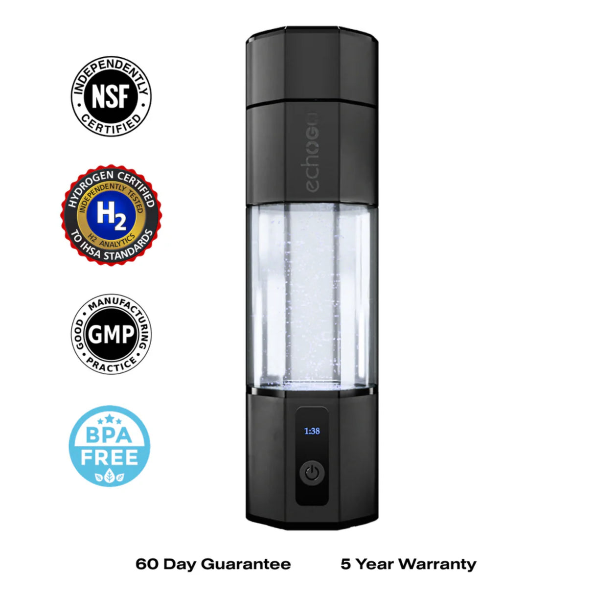 Echo Go™ Hydrogen Water Bottle