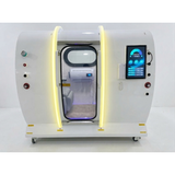 In Stock Macy-Pan Hyperbaric Oxygen Therapy Chamber Hard Type - HE5000 Fort 2.0 ATA, White, White Leather Interior, 2 Electric Aviation Seats