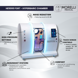 Macy-Pan Hyperbaric Oxygen Therapy Chamber Hard Type - HE5000 Fort (ASME Certified)