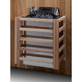 Golden Designs Engelberg 6-Person Traditional Sauna, Pacific Clear Cedar - GDI-7060-01