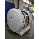 In Stock Macy-Pan Hyperbaric Oxygen Therapy Chamber Hard Type - HE5000 Standard 2.0 ATA, White, White Leather Interior, 2 Gray Electric Aviation Seats