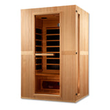 Golden Designs Maxxus Serenity Dual Tech 2-Person Low EMF FAR Infrared Sauna, Canadian Hemlock (MX-LS2-01)