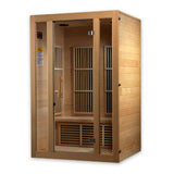 Golden Designs - Maxxus Seattle 2-Person Low EMF Far Infrared Sauna, Canadian Hemlock - MX-J206-01