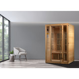 Golden Designs - Maxxus Seattle 2-Person Low EMF Far Infrared Sauna, Canadian Hemlock - MX-J206-01