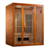 Golden Designs Maxxus Alpine Dual Tech 3-Person Low EMF FAR Infrared Sauna, Canadian Hemlock (MX-J306-02S)