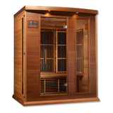 Golden Designs Maxxus Montilemar 3-Person Near Zero EMF FAR Infrared Sauna, Canadian Red Cedar (MX-K306-01-ZF CED)