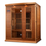 Golden Designs Maxxus Montilemar 3-Person Near Zero EMF FAR Infrared Sauna, Canadian Red Cedar (MX-K306-01-ZF CED)