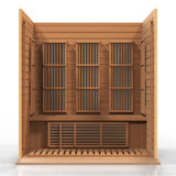 Golden Designs Maxxus 3-Person Low EMF FAR Infrared Sauna, Canadian Red Cedar (MX-K306-01-CED)