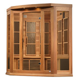 Golden Designs Maxxus 3-Person Low EMF FAR Infrared Sauna, Canadian Red Cedar (MX-K356-01 CED)