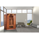 Golden Designs Maxxus 2-Person Full Spectrum Near Zero EMF Infrared Sauna, Canadian Red Cedar (MX-M206-01-FS CED)