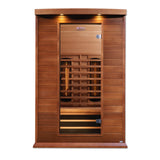 Golden Designs Maxxus 2-Person Full Spectrum Near Zero EMF Infrared Sauna, Canadian Red Cedar (MX-M206-01-FS CED)