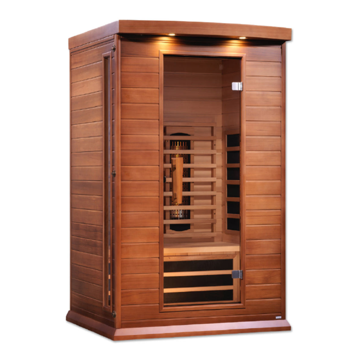 Golden Designs Maxxus 2-Person Full Spectrum Near Zero EMF Infrared Sauna, Canadian Red Cedar (MX-M206-01-FS CED)