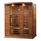 Golden Designs Maxxus 3-Person Full Spectrum Near Zero EMF Infrared Sauna, Canadian Red Cedar (MX-M306-01-FS CED)
