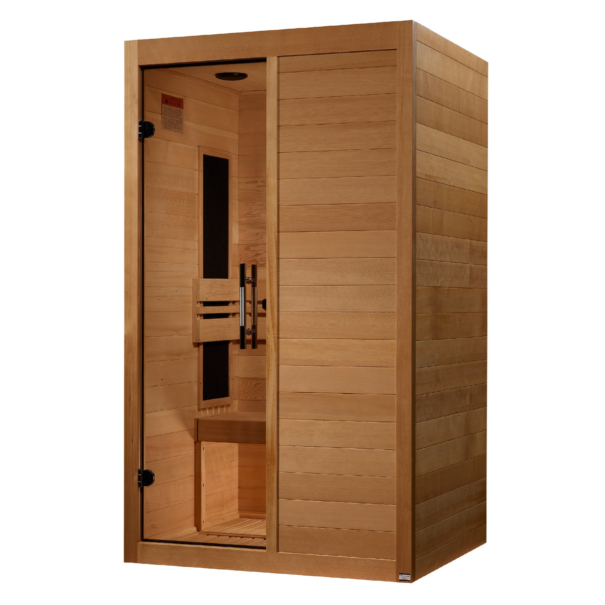 Golden Designs Maxxus S-Line 2-Person Low EMF FAR Infrared Sauna, Canadian Hemlock (MX-S206-01)