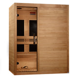 Golden Designs Maxxus S-Line 3-Person Low EMF FAR Infrared Sauna, Canadian Hemlock (MX-S306-01)