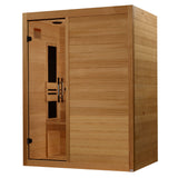 Golden Designs Maxxus S-Line 3-Person Low EMF FAR Infrared Sauna, Canadian Hemlock (MX-S306-01)