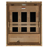 Golden Designs Maxxus S-Line 3-Person Low EMF FAR Infrared Sauna, Canadian Hemlock (MX-S306-01)