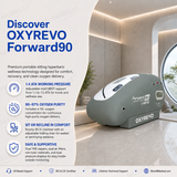 OXYREVO Forward90 1.4 to 1.5 ATA Portable Sitting Hyperbaric Chamber