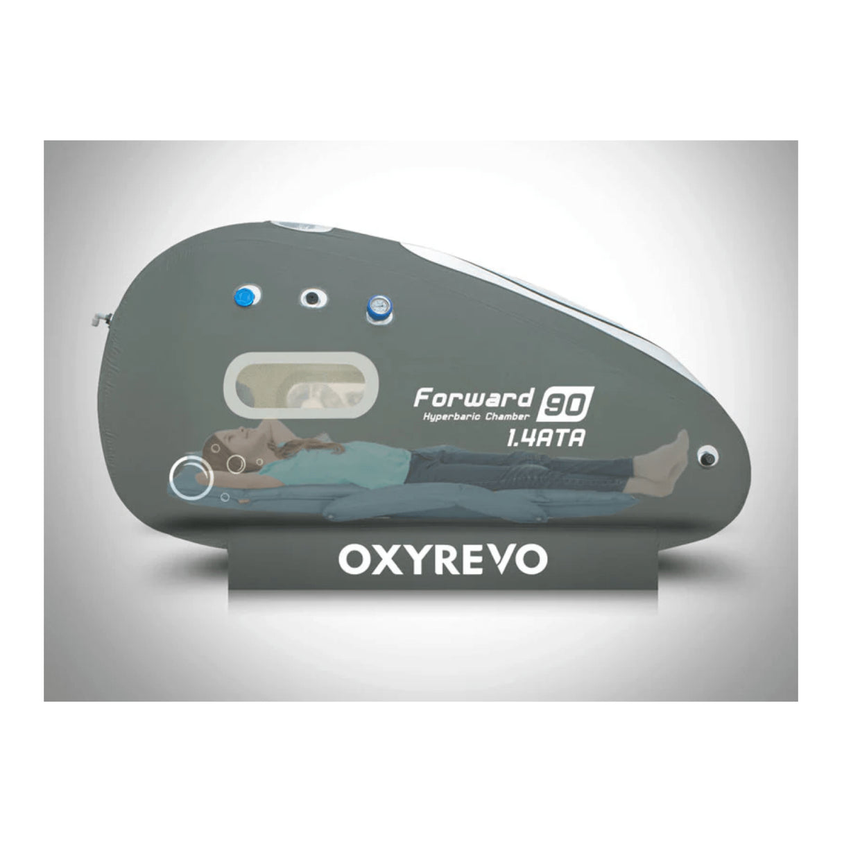 OXYREVO Forward90 1.4 to 1.5 ATA Portable Sitting Hyperbaric Chamber