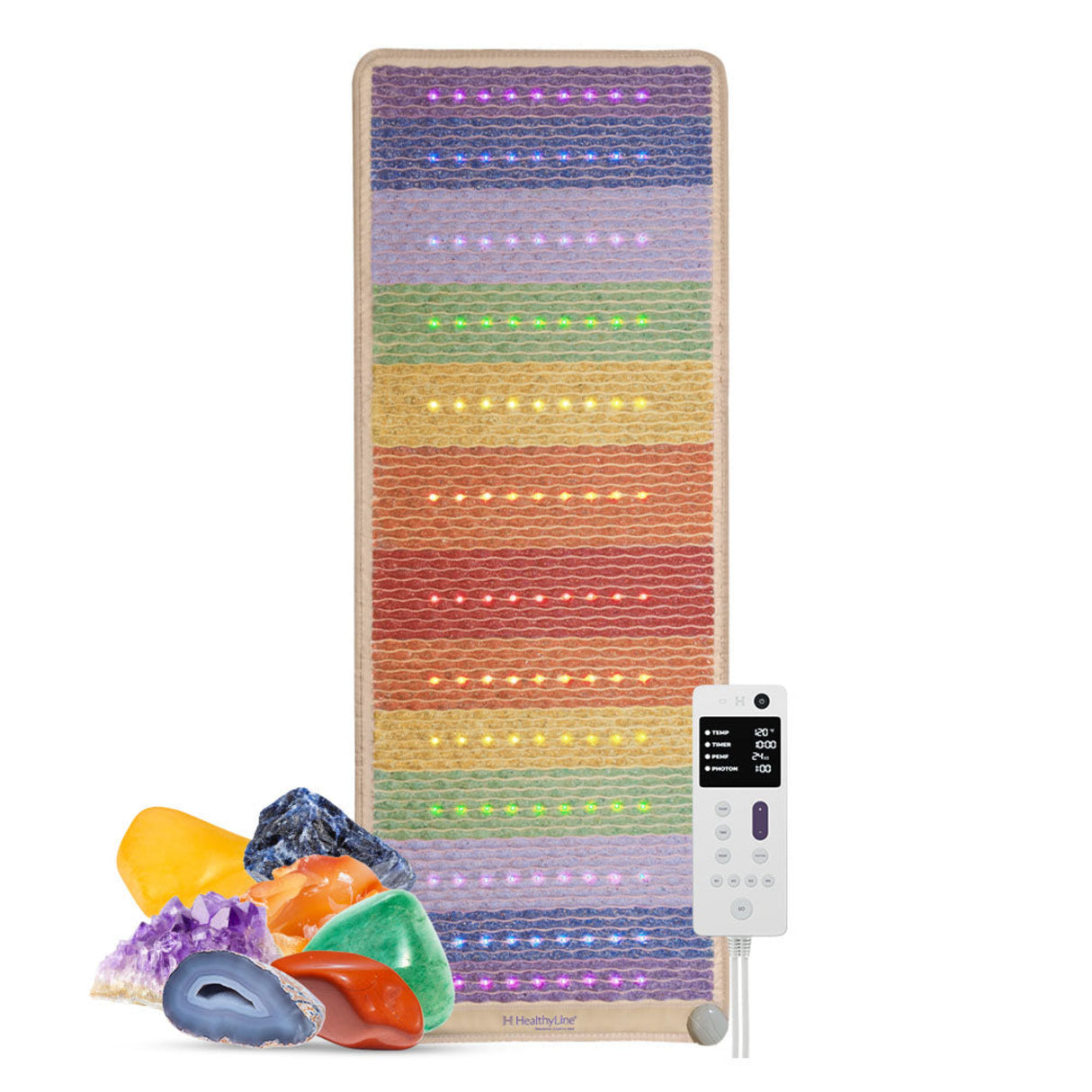 HealthyLine Rainbow Chakra Series PEMF Far Infrared Heating Mats