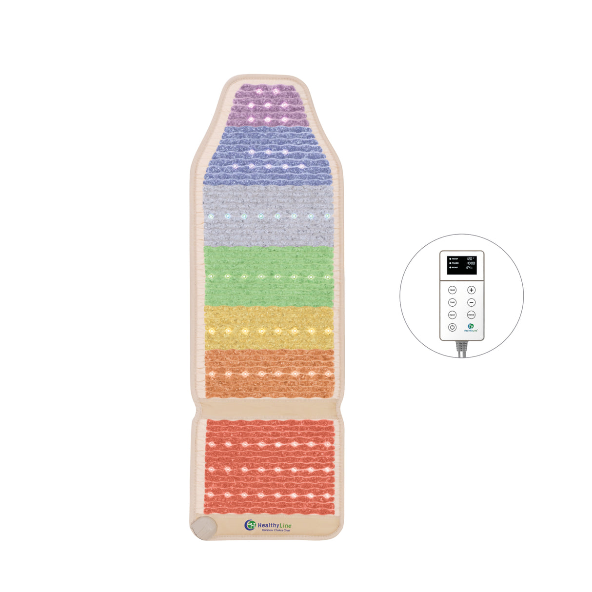 Healthy Line Rainbow Chakra Mat™ 3rd Edition Gift Set