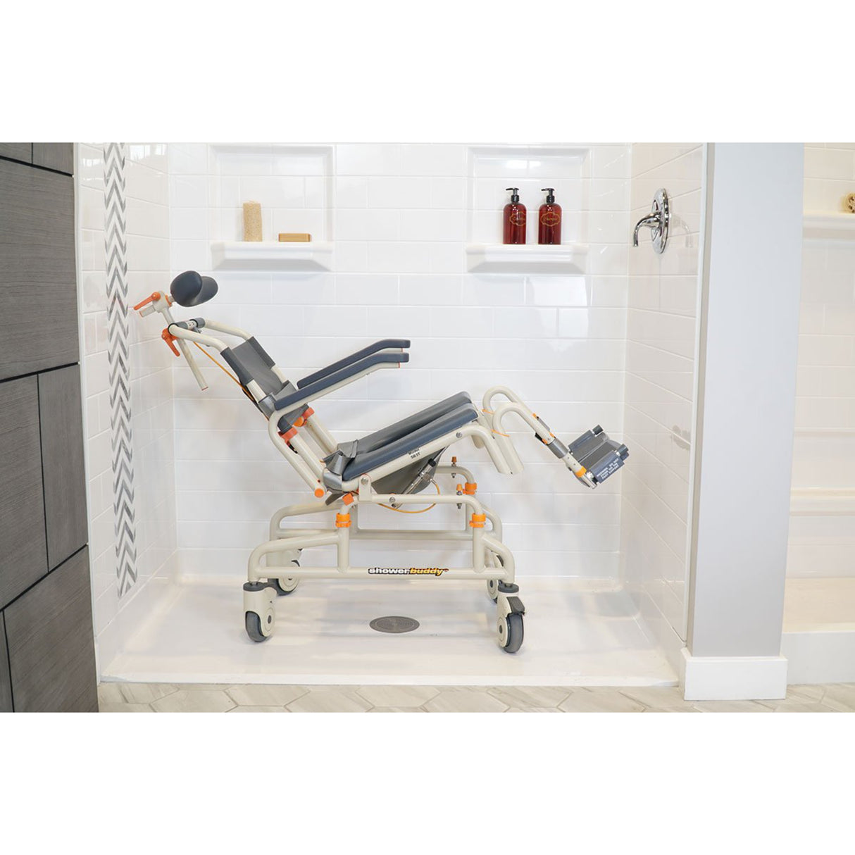 ShowerBuddy SB3T Roll-In Shower Chair with Tilt