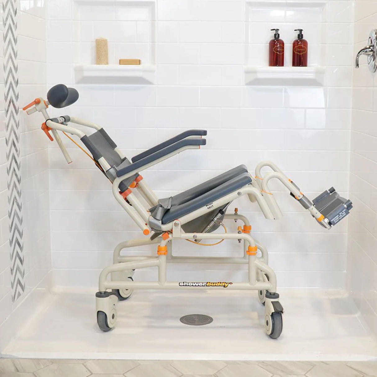 ShowerBuddy Roll-inBuddy Tilt Shower Chair: SB3T