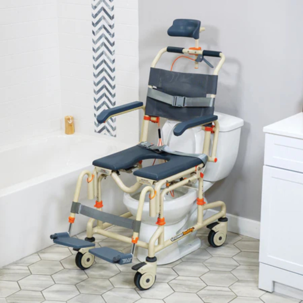 ShowerBuddy Roll-inBuddy Tilt Shower Chair: SB3T