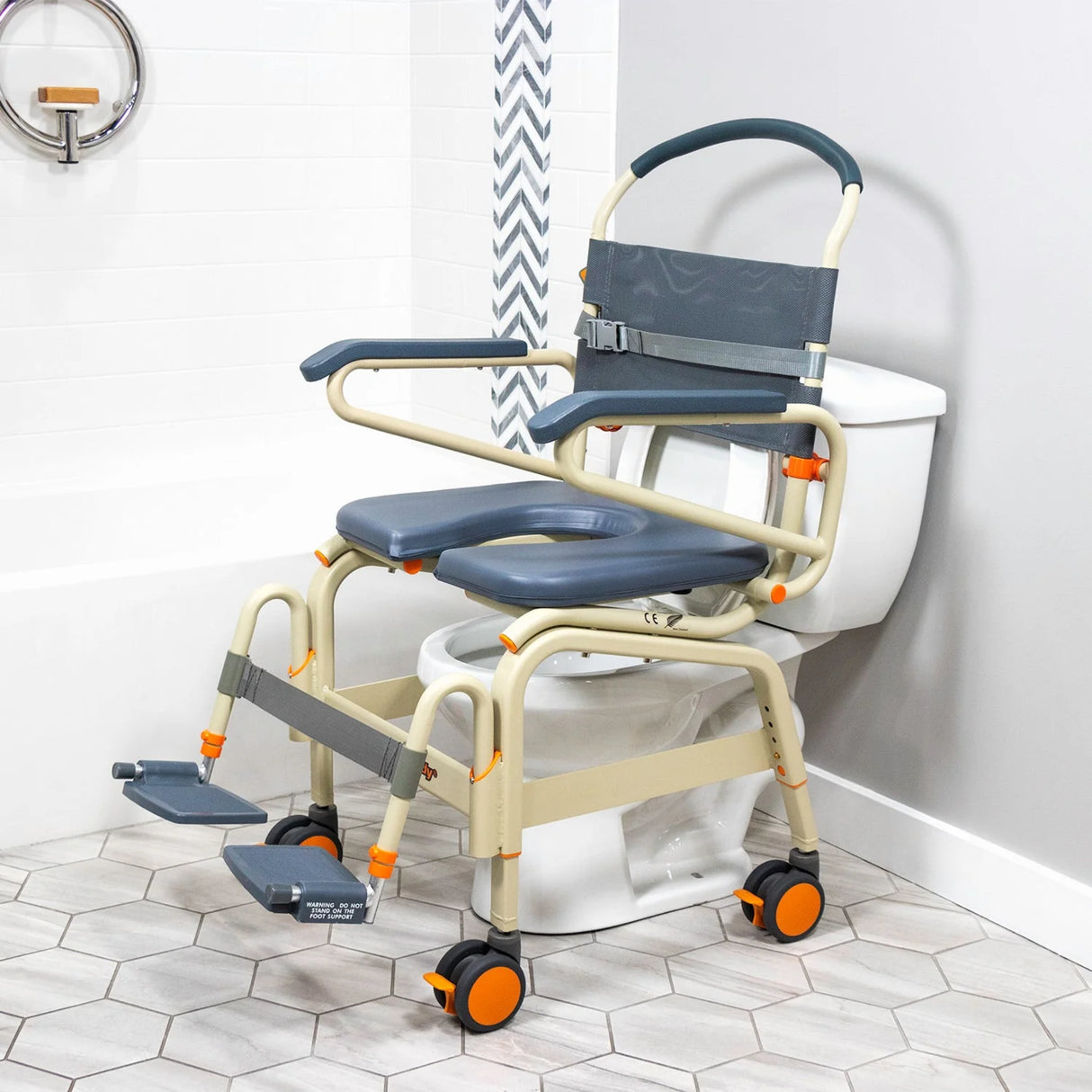 ShowerBuddy Roll-inBuddy XL Bariatric Shower Chair: SB6c-22