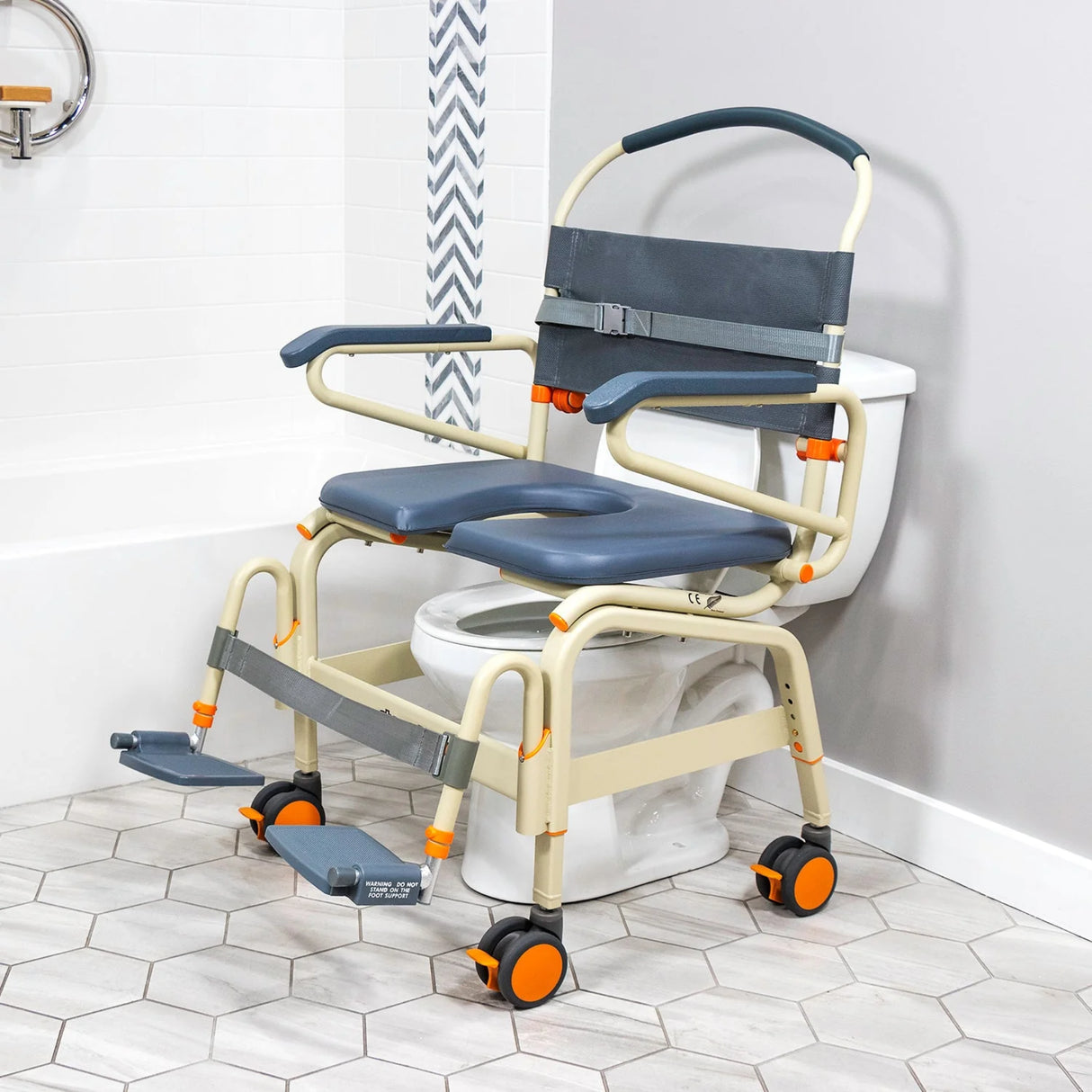 ShowerBuddy Roll-inBuddy XXL Bariatric Shower Chair: SB6c-26