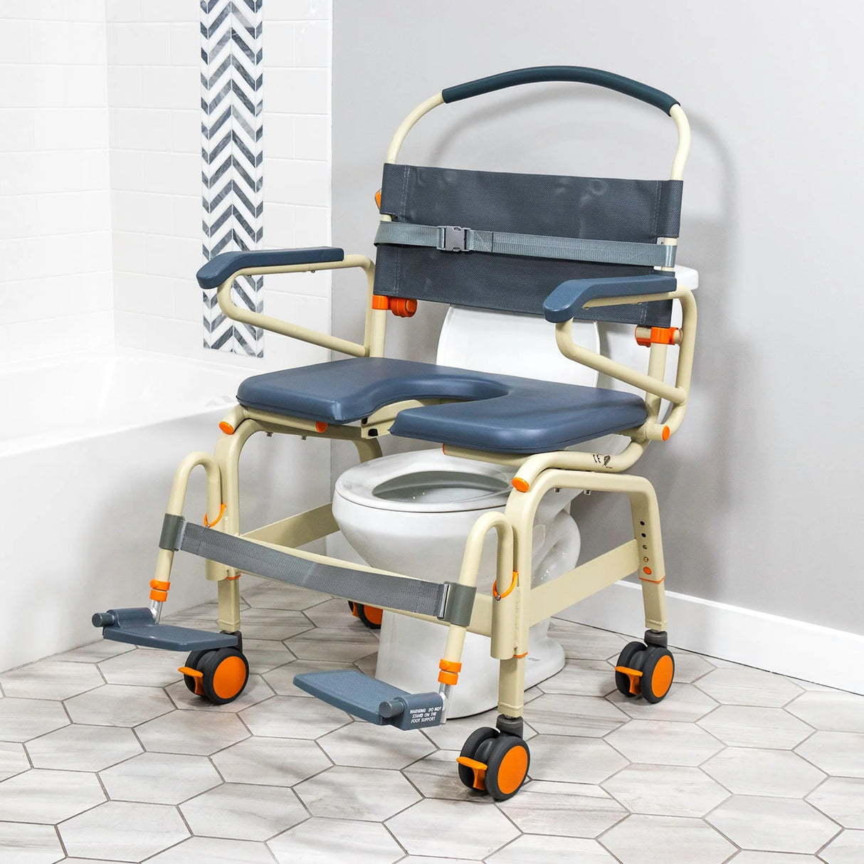 ShowerBuddy Roll-inBuddy XXL Bariatric Shower Chair: SB6c-26