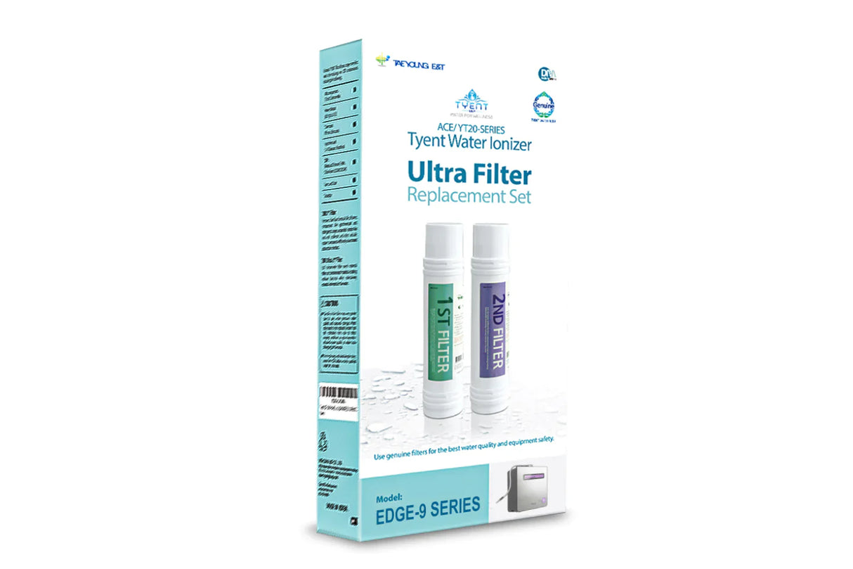 Tyent Edge-9000T Ultra Filter Set: Fits Edge-9000T Countertop Water Ionizer