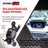 SNAPnGO Mobility Scooter Sport Edition