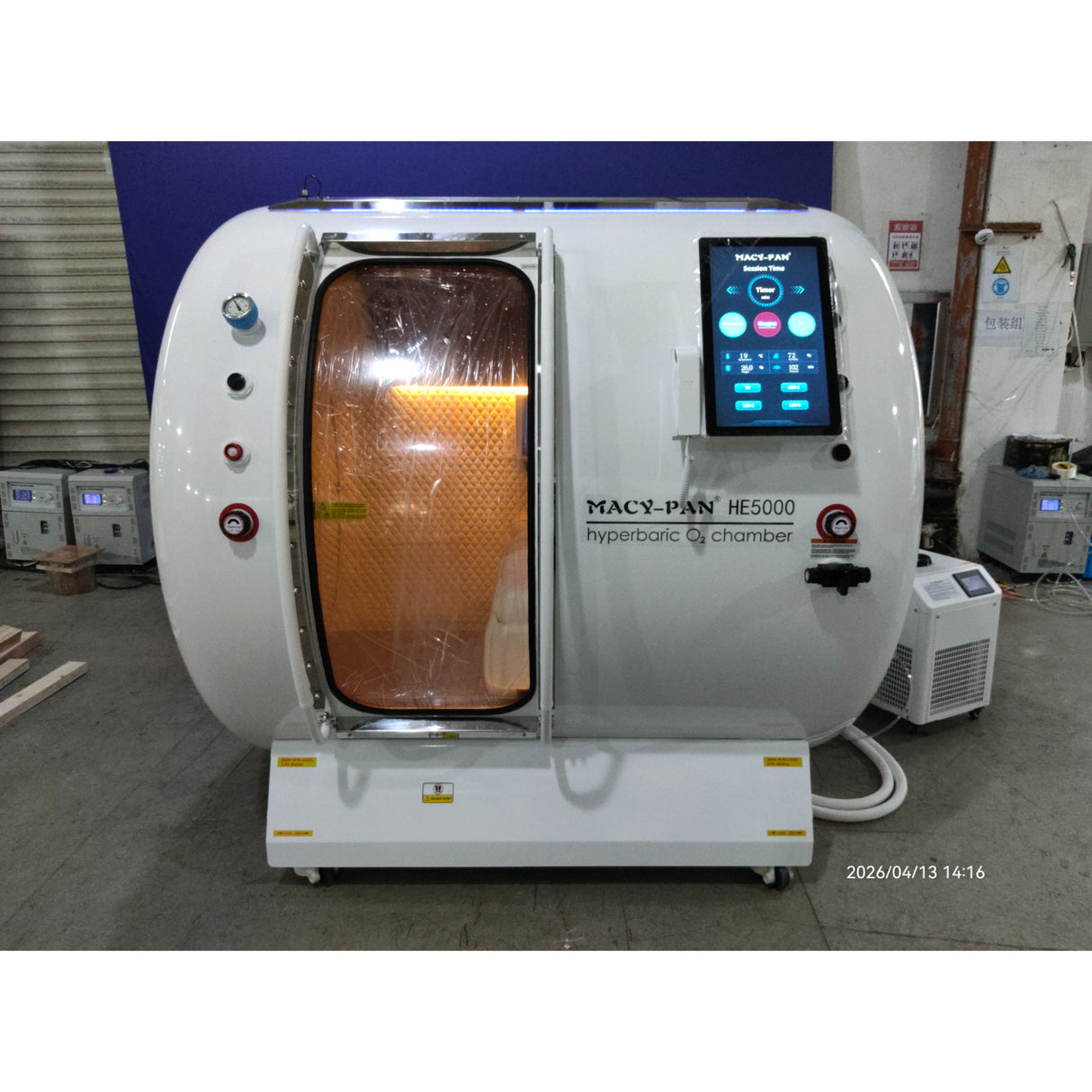 *IN STOCK* Macy-Pan HE5000 Hard Shell Hyperbaric Oxygen Therapy Chamber - White