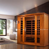 Golden Designs - Dynamic Bergamo 4-Person Low EMF Infrared Sauna - DYN-6440-01