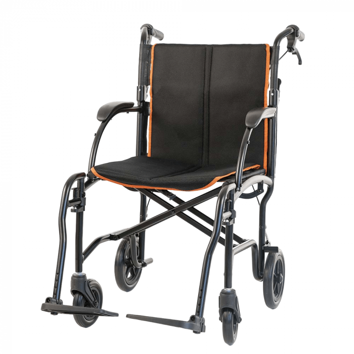 Feather Transport Chair 13 lbs Ultra Light Featherweight Wheelchair by Feather