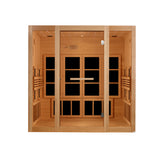 Golden Designs 8-Person Full Spectrum Near Zero EMF Infrared Sauna - GDI-6880-03 FS
