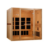Golden Designs 8-Person Full Spectrum Near Zero EMF Infrared Sauna - GDI-6880-03 FS