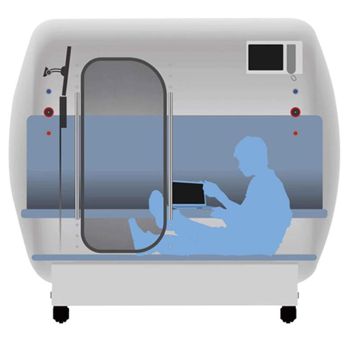 Macy-Pan Hyperbaric Oxygen Therapy Chamber Hard Type 5 People - HE5000