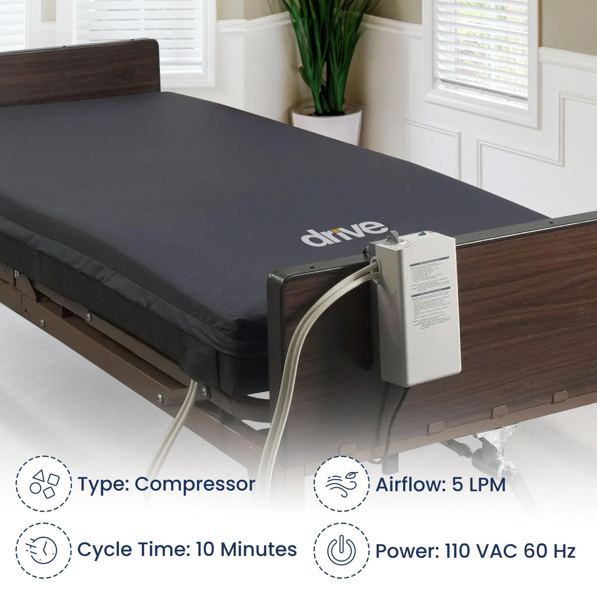 Drive Medical Balanced Aire Powered Alternating Pressure Mattress