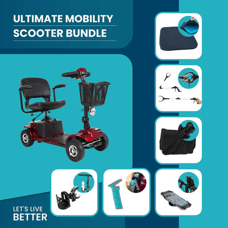 Vive Health Ultimate Mobility Scooter Bundle