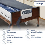 Drive Medical Med Aire Plus Defined Perimeter Low Air Loss Mattress -  8"