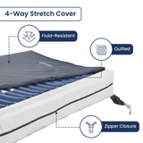 Drive Medical Med Aire Plus Defined Perimeter Low Air Loss Mattress -  8"