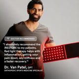 iRestore Flex LED Belt – Cordless Red, Amber & Near-Infrared Light Therapy Belt, 315 LEDs